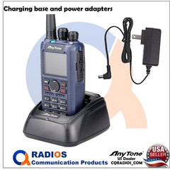 AnyTone AT-D890UV GPS DMR Analog UHF VHF Radio FREE Accessories ATD890UV
