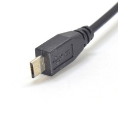 5pcs 1Ft Micro USB Male Plug Cable 2 wires Power Pigtail Cable DC Cord DIY US