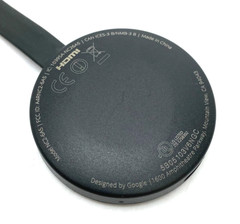 GOOGLE CHROMECAST ~2ND GEN~ NC2-6A5 HDMI 1080p MEDIA STREAMING DEVICE + ADPTR