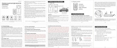 108Db Car Alarm System, Car Anti-Theft Vibration Sensor Alarm & Red Light, Wirel