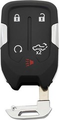 Key Fob Cover For Chevy Silverado & GMC Sierra 2019-2022 5 Buttons No Chip