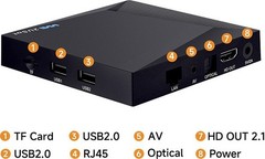 2026 WE2USAT K3 Pro+ Android 12 TV Box 6K WiFi 6 4GB/32GB Voice Remote V SEE