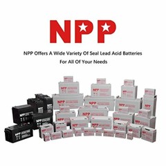 NPP NP6-14Ah 6V 14Ah Rechargeable Sealed Lead Acid Battery For Parmak 901