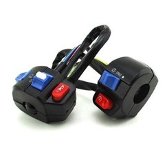 Aluminum 7/8” 22mm Left Right Handle Switch Control Assembly Set for 50cc 125cc