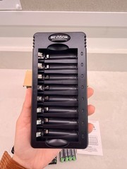 Bevigor 8 Bay Smart Battery Charger With 8 batteries Brand New and free battery