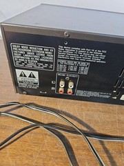 Technics RS-TR373 Double Stereo Cassette Deck HX PRO Needs Heads Cleaned Works