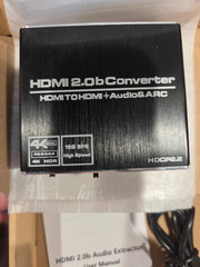 4K HDMI Audio Extractor ARC HDMI 2.0B Converter HDMI To HDMI