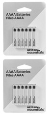 NEW 24-PACK Best Buy Essentials AAAA Alkaline 1.5V Batteries 2026 E96 LR61