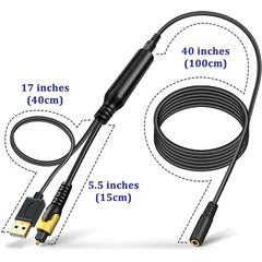 192Khz DAC Optical to 3.5Mm Converter, Optical Audio Cable to AUX Adapter, Unidi