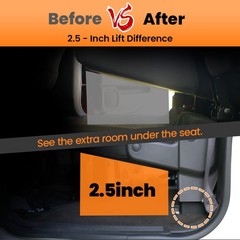 For 2014-2018 Chevy Silverado GMC Sierra Crew Cab Rear Seat Lift Kit 2.5″ inch