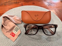 Ray-Ban Unisex Adults Brown Full Rim Plastic Eyeglass Frames