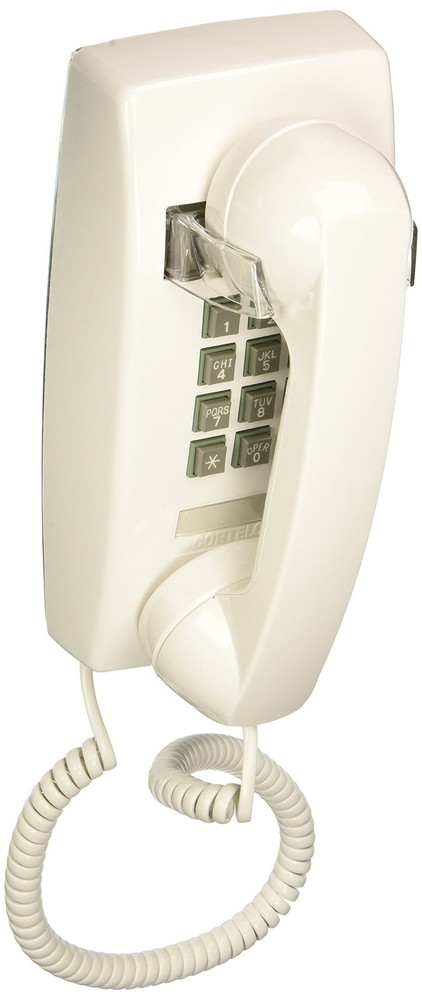 Cortelco 2554-v-wh Traditional Mini Wall Phone White (2554vwh)