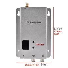 Professional Audio/Video Wireless Transmitter-Receiver AHD/CVBS Signal Support