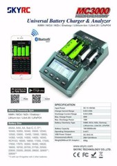 SkyRC MC3000 Multi-Chemistry Universal Cylindrical Battery Charger & Analyzer