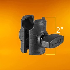 Composite 2.5” Single Socket Arm with Rectangular AMPs Pattern Drill Base for