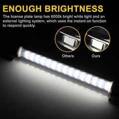 Universal License Plate LED Back Up Light Car SUV Truck RV 6000K Super White 12V
