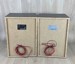 JVC Speakers Pair of MX-K10 Bass-Reflex Speakers Replacement Silver Japan USED