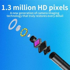 Endoscope Snake Cam Inspection Camera iOS iPhone 14/13/12/11 Android Underwater