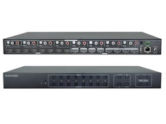 Blackbird 4K 8×8 HDMI Matrix w/ HDMI 2.0 HDR, 18Gbps, 8 SPDIF Outputs, HDCP2.2