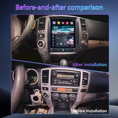 4+64GB For Toyota 4Runner 2003-2009 CarPlay Android 13 Car Stereo Radio GPS Navi