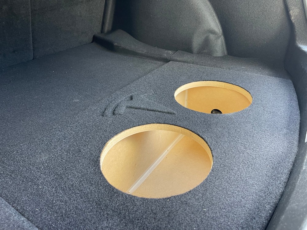 ZEnclosures 2-10″ Subwoofer Sub Box for the TESLA MODEL 3 with LOGO