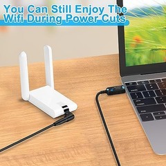 USB to DC 5V Power Cord, Universal DC 5.5×2.1mm Barrel Plug Charging
