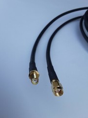 US MADE LMR-240 (LSR-240) SMA MALE to SMA FEMALE Coax RF Pigtail Cable 50 ohms