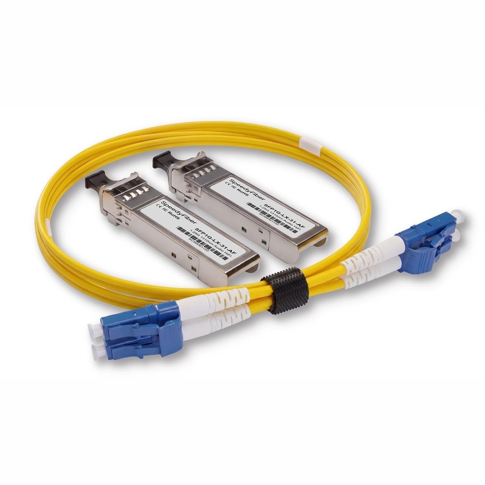 SpeedyFiber Hi-End Audiophile Fiber Optic Kit 15m 49.2 ft Isolation Audio Kit