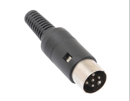 1x 5 Pin DIN Male Microphone In-Line Connector Plug – Philmore ETA4 – FREE SHIP