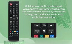 NEW Universal Remote Control for ALL Samsung LCD LED HDTV Smart TVs BN59-01199F
