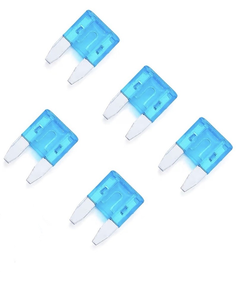 5 X 15 Amp Blue Mini fuse 15A ATM – 32V- Ships Today