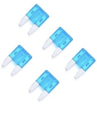 5 X 15 Amp Blue Mini fuse 15A ATM – 32V- Ships Today