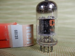 RCA Black Plate Support Rod 6072A Vacuum Tube Amplitrex Tested 117/119% Gm