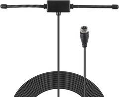 Indoor FM Radio Antenna With 4 Adapters 75 Ohm for Home Stereo Receivers