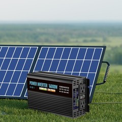 16000W Car Power Inverter DC 12V To AC 110V Pure Sine Wave Solar Converter LCD
