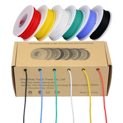 TUOFENG 22Awg Wire Flexible Silicone Wire,22 Gauge Tinned Copper Wires Silicone