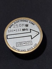Bird 43 Thruline WattMeter Element 250MW 108-112 MHz Works Good 108-025