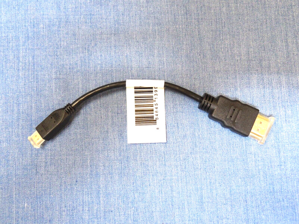 MICRO 6″ HDMI to STANDARD A-D High Speed w/ Ethernet Cable 4K HD 3D Converter