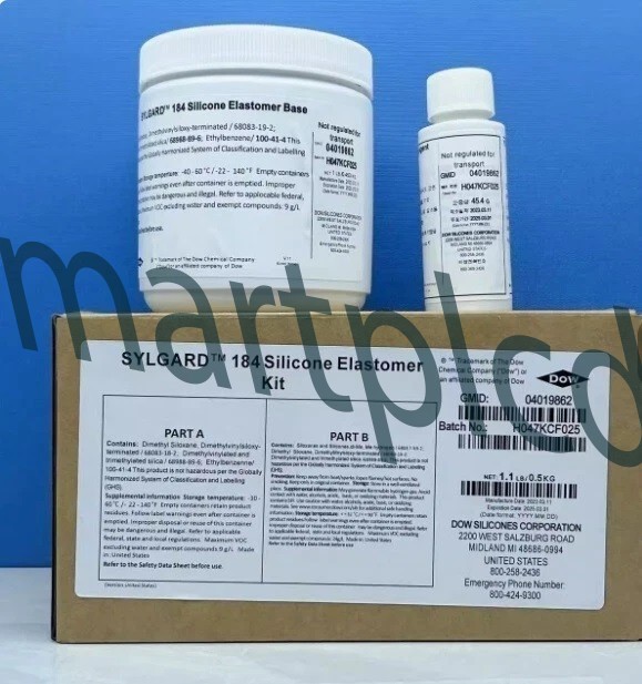 New DOW Sylgard 184 Silicone Elastomer Kit A & B 1.1LB/0.5kg free ship