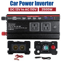 7000Watt Power Inverter Pure Sine Wave 24V to 110v 120v Solar Off Grid System RV