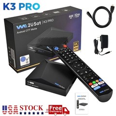 2026 NEWEST We2USat K3 PRO Android Smart TV Box Super Box V SEE 6K WiFi-6