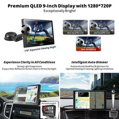 ATOTO 9In Android Portable Car Stereo DriveChat AI Wireless Carplay GPS Tracker