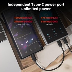 Fiio M23 Hi-Res Music Player AMP USB DAC w/AK4191EQ+AK4499EX PEQ (Dark Blue)