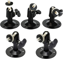 Camera Bracket Mount Black Metal Outdoor/Indoor Use Security Housing Bracket