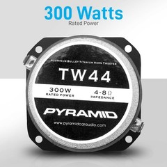 PYRAMID 1in. Tweeter 150W Heavy Duty Titanium TW44
