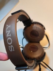 Sony MDR-XB600 Extra Bass Wired On-Ear Headphones Brown/Black/Gold GREAT COND