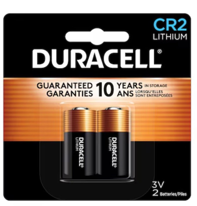 $20.99 Duracell CR2 3V Lithium , 2 Count Pack Battery 10 Years Storage Exp 2031