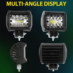 4x 4 Inch LED Work Light Bar Flood Spot Pods Offroad Fog Driving ATV Truck
