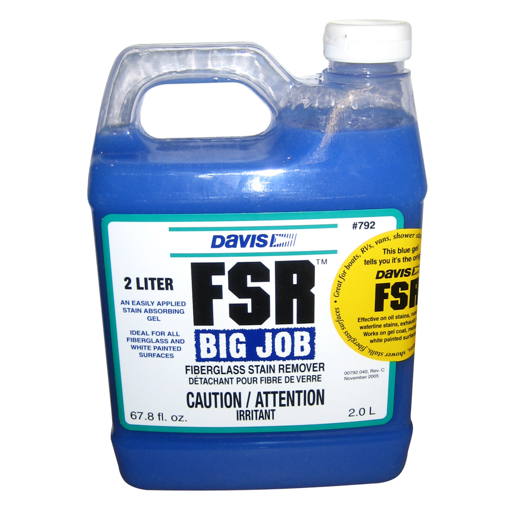 DAVIS FSR BIG JOB FIBERGLASS STAIN REMOVER 2 LTR