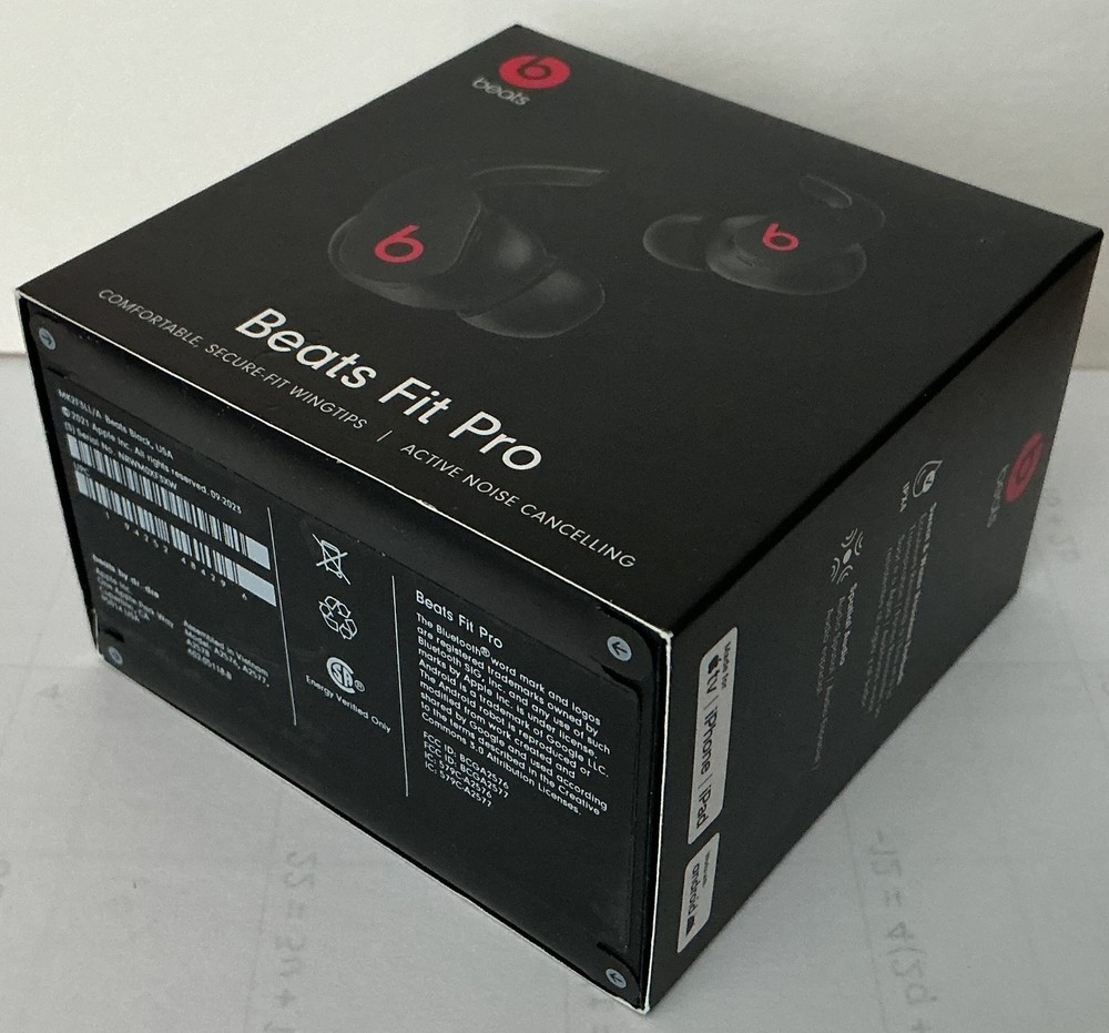 New Sealed Beats Fit Pro – True Wireless Active Noise Cancelling Earbuds, Black